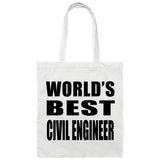 World's Best Civil Engineer - Tote Bag White