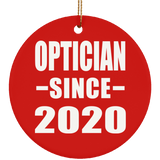Optician Since 2020 - Circle Ornament