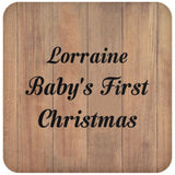 Lorraine Baby's First Christmas - Drink Coaster C