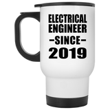 Electrical Engineer Since 2019 - White Travel Mug