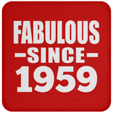 65th Birthday Fabulous Since 1959 - Drink Coaster