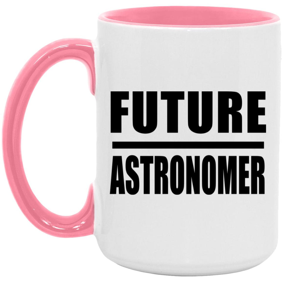 Future Astronomer - 15oz Accent Mug Pink
