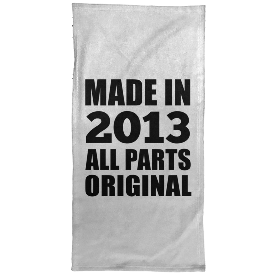 11th Birthday Made in 2013 All Parts Original - Hand Towel