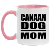 Canaan Dog Mom - 11oz Accent Mug Pink