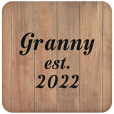 Granny Established EST. 2022 - Drink Coaster C