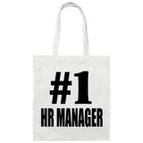 Number One #1 Hr Manager - Tote Bag White