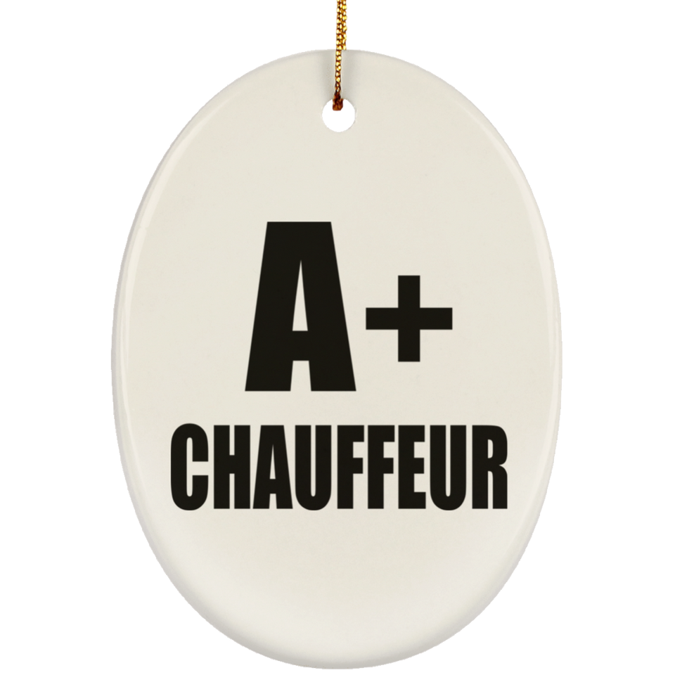 A+ Chauffeur - Oval Ornament