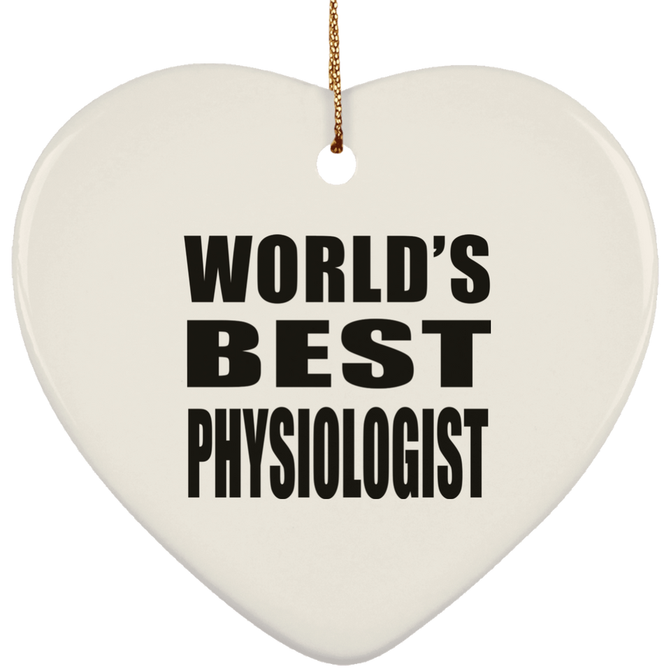 World's Best Physiologist - Heart Ornament