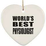 World's Best Physiologist - Heart Ornament