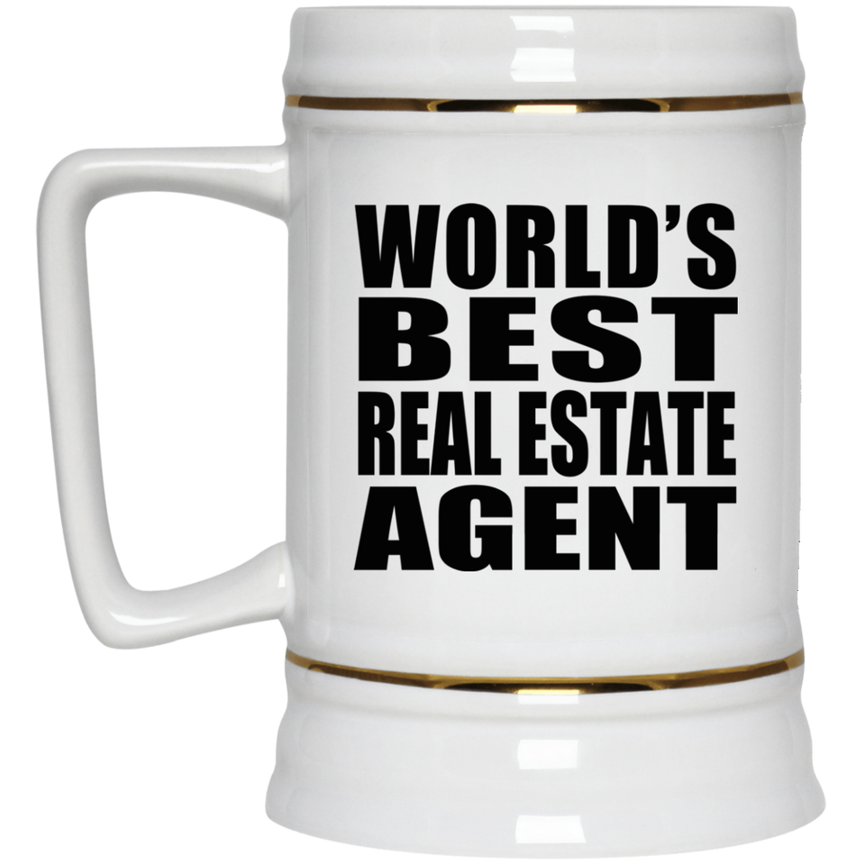 World's Best Real Estate Agent - Beer Stein