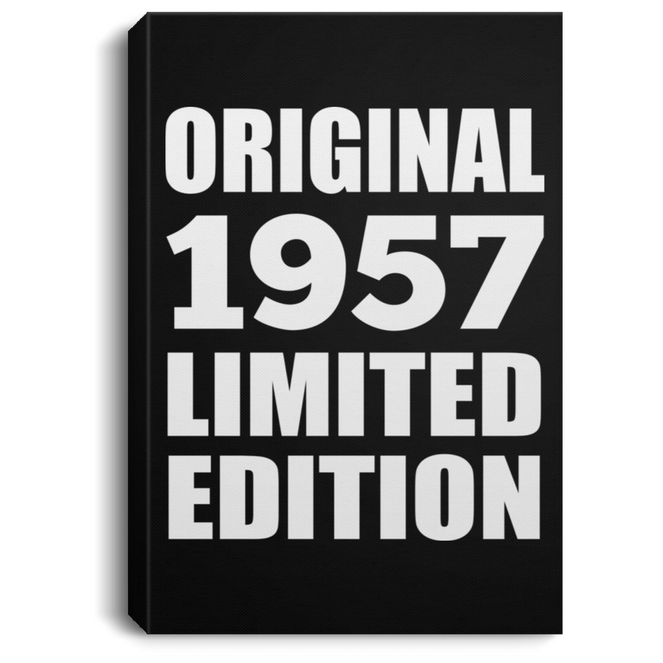 67th Birthday Original 1957 Limited Edition - Canvas Portrait