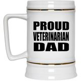Proud Veterinarian Dad - Beer Stein
