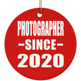 Photographer Since 2020 - Circle Ornament