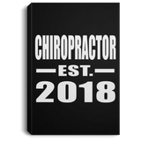 Chiropractor Established EST. 2018 - Canvas Portrait