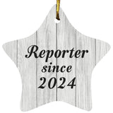 Reporter Since 2024 - Star Ornament F