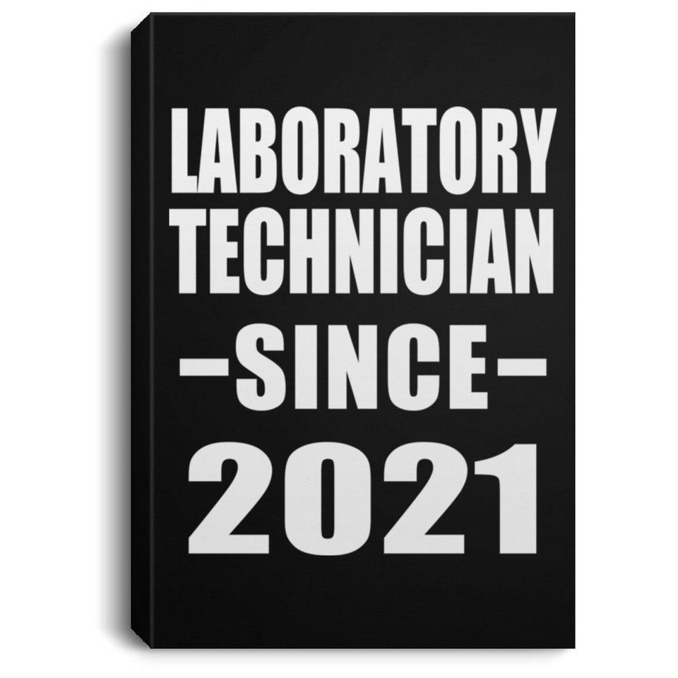 Laboratory Technician Since 2021 - Canvas Portrait