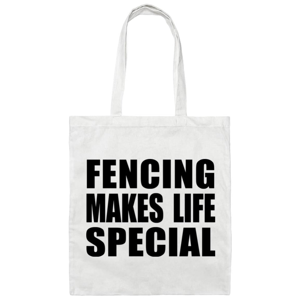 Fencing Makes Life Special - Tote Bag White