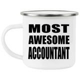Most Awesome Accountant - 12oz Camping Mug