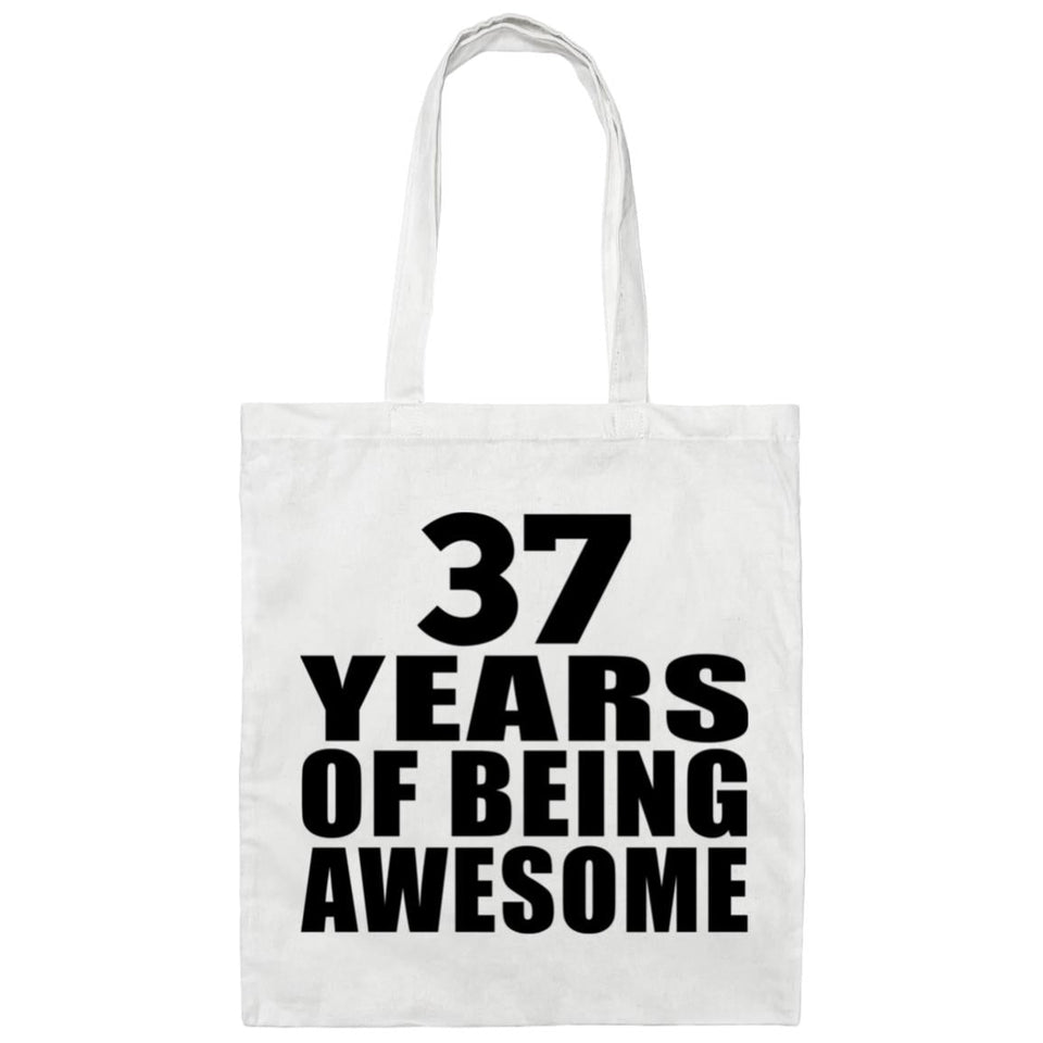 37th Birthday 37 Years Of Being Awesome - Tote Bag White