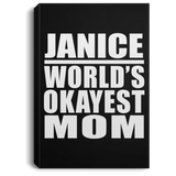Janice World's Okayest Mom - Canvas Portrait