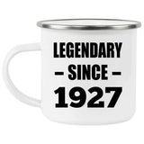 97th Birthday Legendary Since 1927 - 12oz Camping Mug