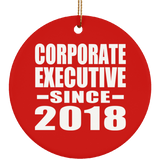Corporate Executive Since 2018 - Circle Ornament