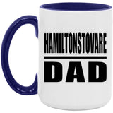 Hamiltonstovare Dad - 15oz Accent Mug Purple
