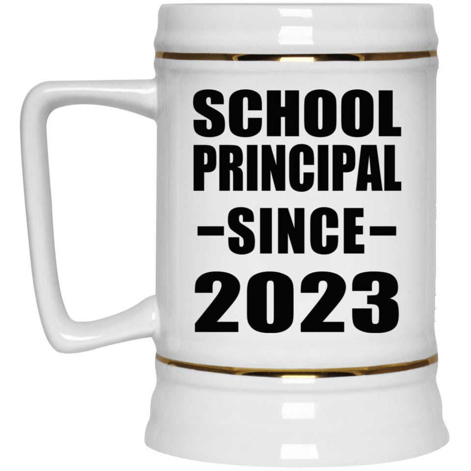 School Principal Since 2023 - Beer Stein