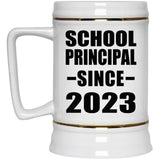 School Principal Since 2023 - Beer Stein