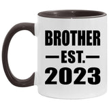 Brother Established EST. 2023 - 11oz Accent Mug Black
