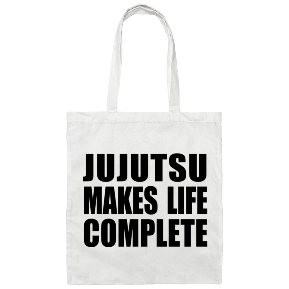 Jujutsu Makes Life Complete - Tote Bag White