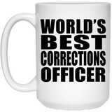World's Best Corrections Officer - 15 Oz Coffee Mug