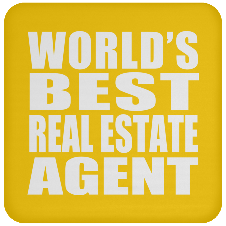 World's Best Real Estate Agent - Drink Coaster