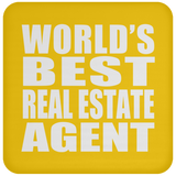 World's Best Real Estate Agent - Drink Coaster