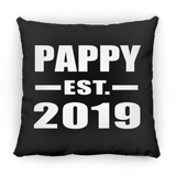 Pappy Established EST. 2019 - Throw Pillow Black