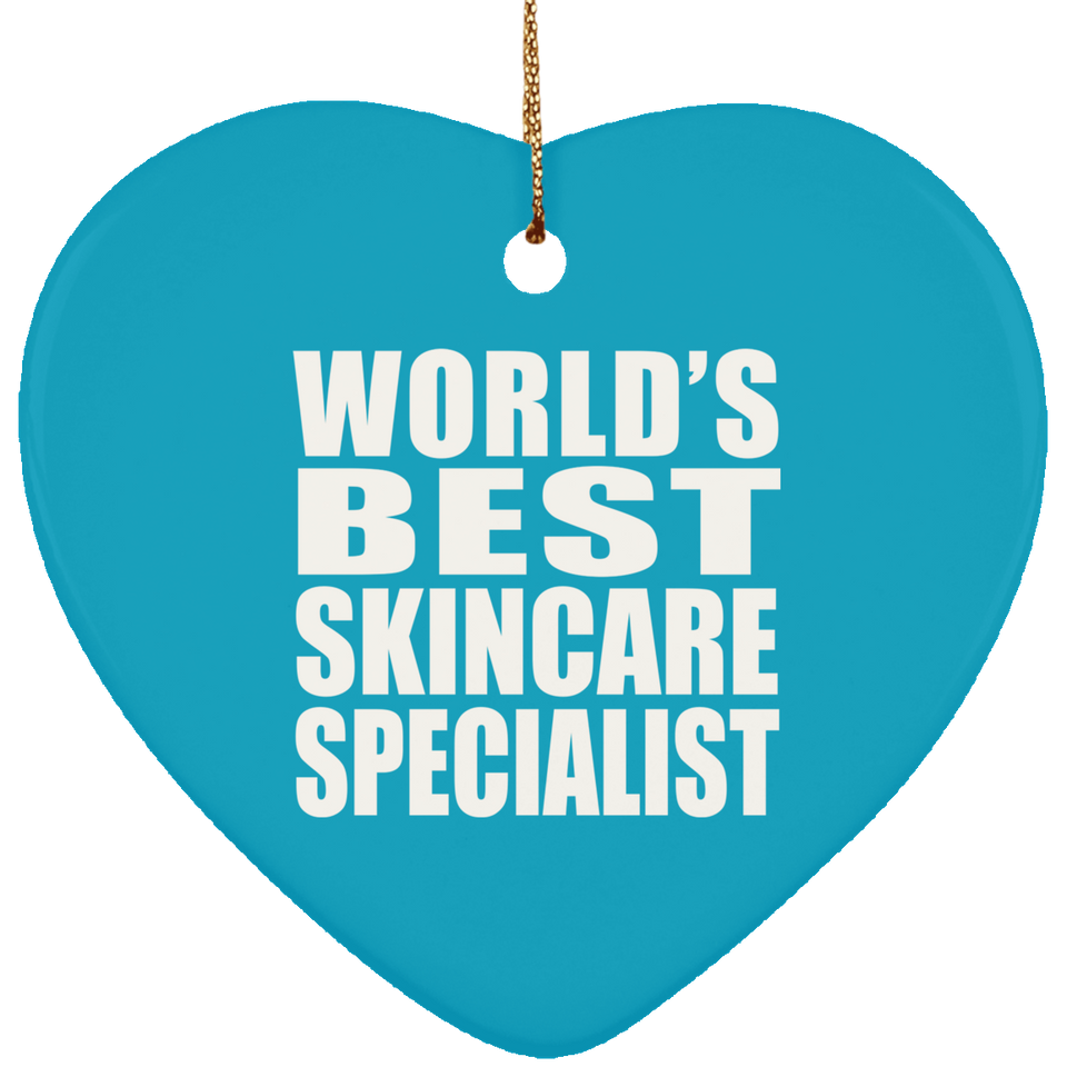 World's Best Skincare Specialist - Heart Ornament