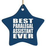 Best Paralegal Assistant Ever - Star Ornament