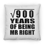 30th Anniversary Square Root of 900 Years of Being Mr Right - Throw Pillow
