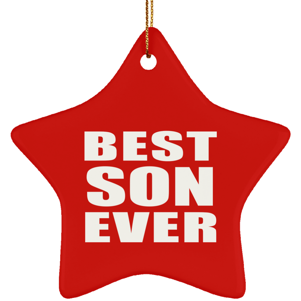 Best Son Ever - Star Ornament