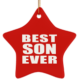 Best Son Ever - Star Ornament