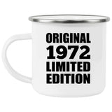 52nd Birthday Original 1972 Limited Edition - 12oz Camping Mug