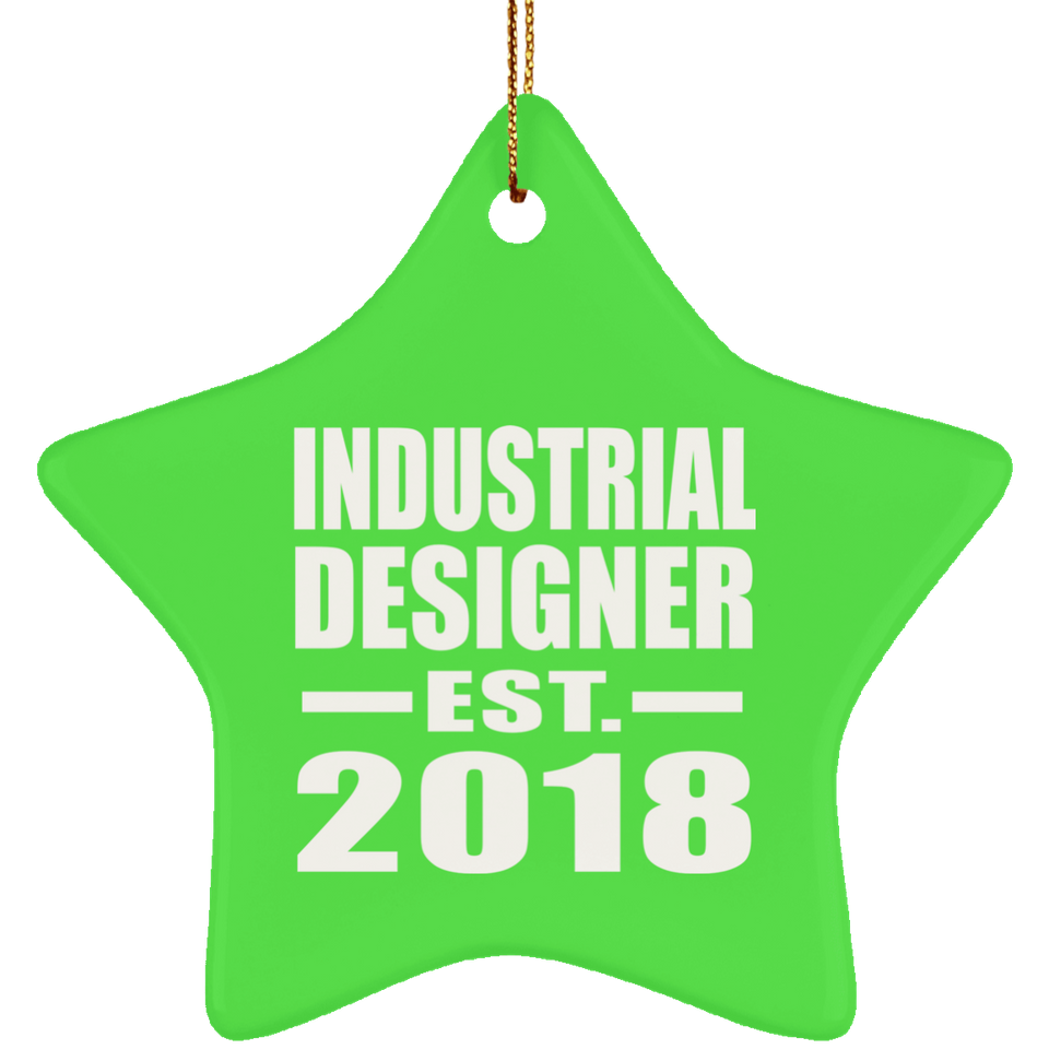 Industrial Designer Established EST. 2018 - Star Ornament