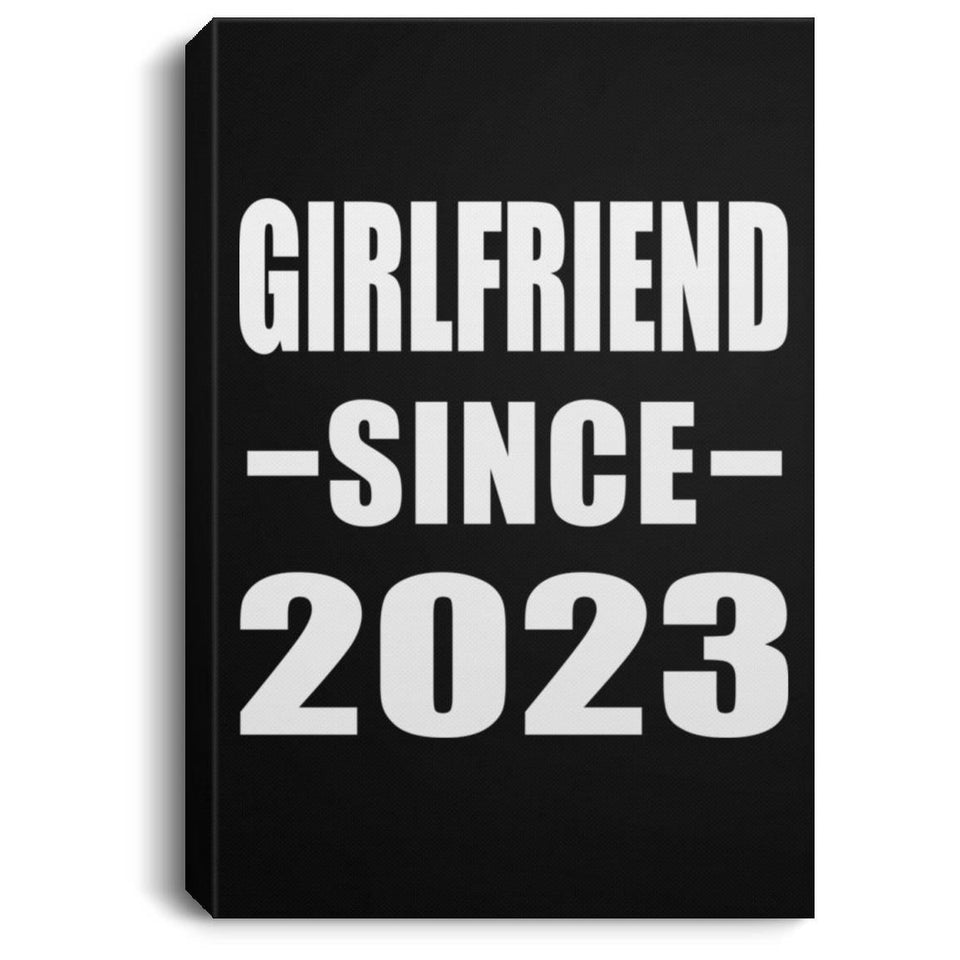 Girlfriend Since 2023 - Canvas Portrait