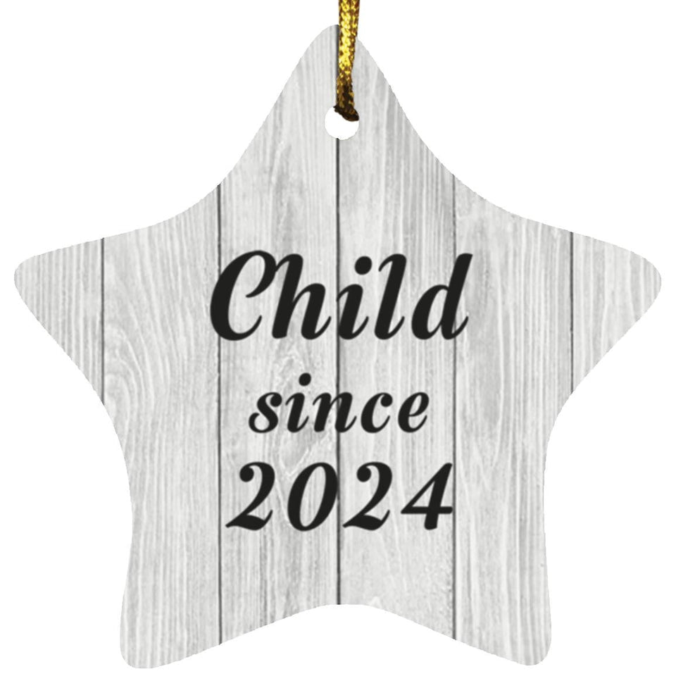 Child Since 2024 - Star Ornament F