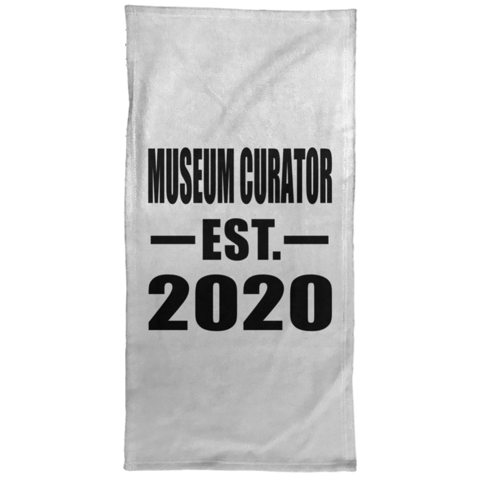 Museum Curator Established EST. 2020 - Hand Towel
