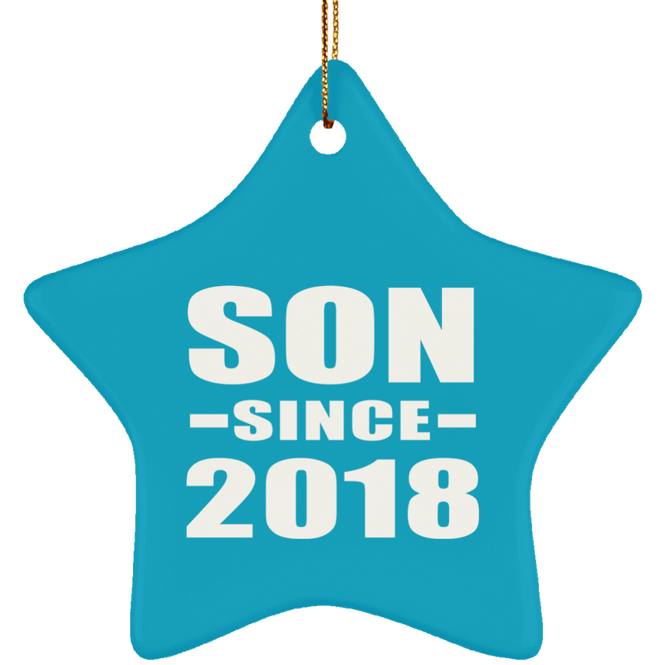 Son Since 2018 - Star Ornament
