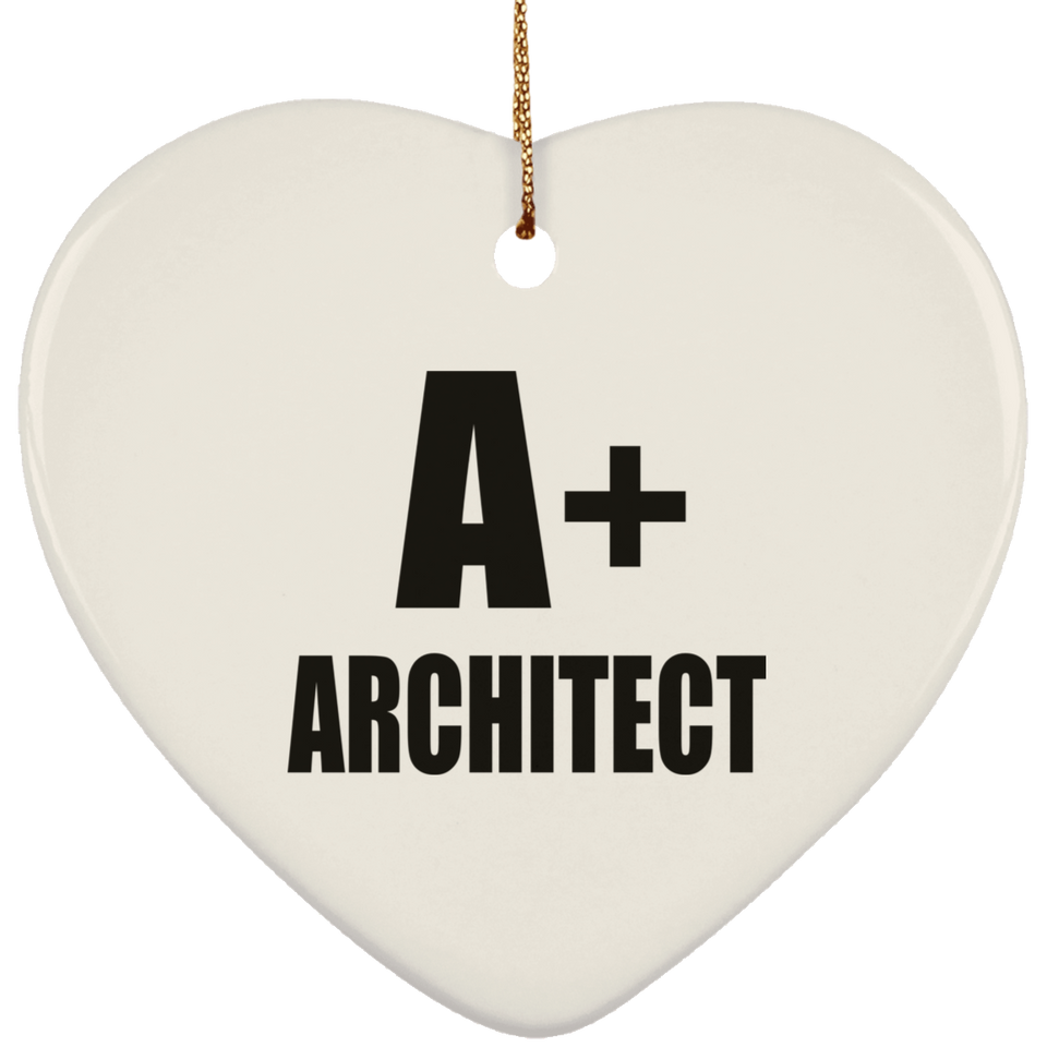 A+ Architect - Heart Ornament