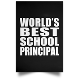World's Best School Principal - Poster Portrait
