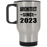 Architect Since 2023 - Silver Travel Mug