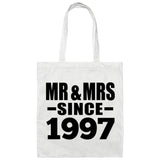 27th Anniversary Mr & Mrs Since 1997 - Tote Bag White